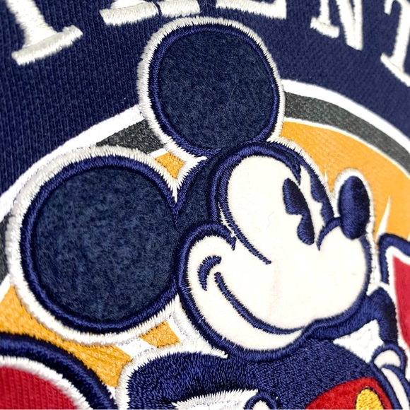 Disneyland Full Zip Jacket Commemorative 1955 Disney Parks Knit Sz M Unisex Navy - Picture 8 of 11